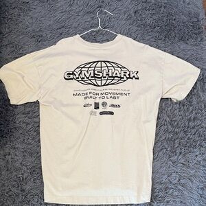 Gymshark Worldwide T-shirt - Oversized - Cream